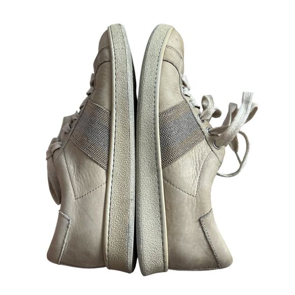 Brunello Cucinelli Suede Striped Sneakers Size 7.5 US (37.5) - Picture 7 of 9